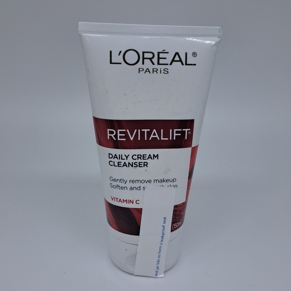 L'Oreal Paris Revitalift Daily‎ Cream Cleanser Vitamin C 5oz Skincare Beauty